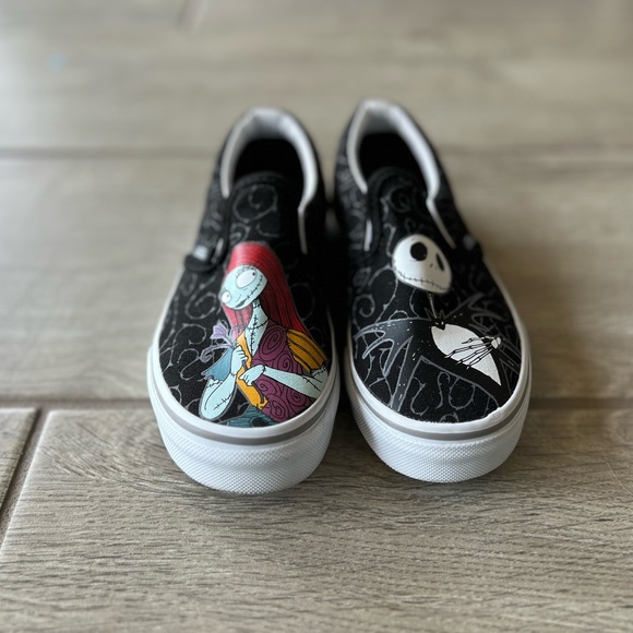 VANS NIGHTMARE BEFORE CHRISTMAS SLIP-ON SHOES Kids Size 13 - Picture 12 of 14